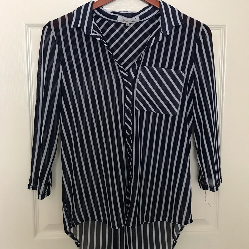 Eden and Olivia button up